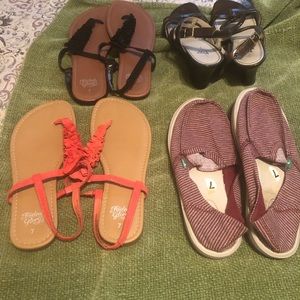 Lot of 4 pair women’s shoes